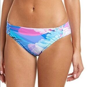 NWT $75 La Blanca‎ Monarch Shirred Bikini Bottom
